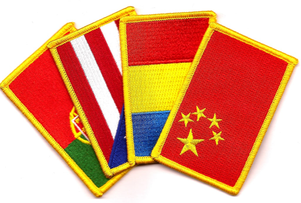 Flag patches, country flag patches, world flag patches, embroidered country  patches