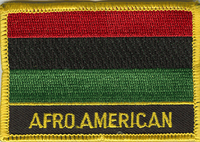 Yellow Black American Flag Patch