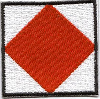 F - Foxtrot Signal Flag Patch