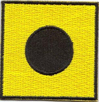 I - India Signal Flag Patch