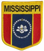 Mississippi Flag Patch - Shield