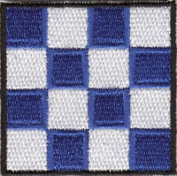 N - November Signal Flag Patch