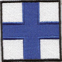 X - X-Ray Signal Flag Patch