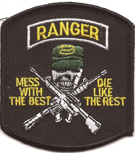 Army Ranger Patch Mess With The Best