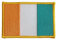 Ivory Coast (Cote d'Ivoire) Flag Patch - Rectangle