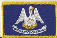 Louisiana Flag Patch - Rectangle