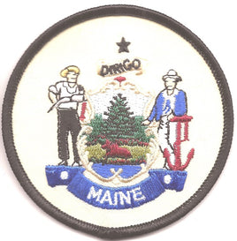 Maine State Seal Patch