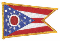 Ohio Flag Patch - Rectangle