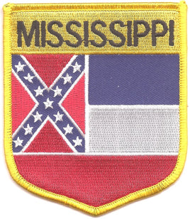 Mississippi Flag Patch - Shield - Old Version