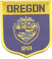 Oregon Flag Patch - Shield