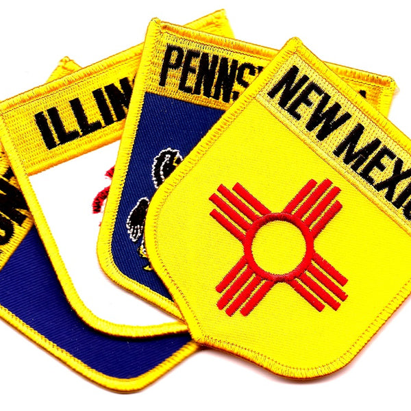  Wyoming State Flag Embroidered Patch Velcro®-Brand