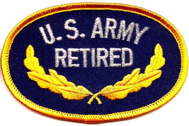 US Army Retired Patch - Oval