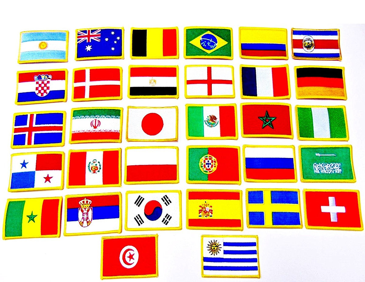 Flag Patches Country Flag Patches World Flag Patches Embroidered Country Patches 9429