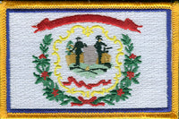 West Virginia Flag Patch - Rectangle