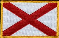 Alabama Flag Patch - Rectangle