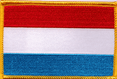 Flag patches, Luxembourg patch, Luxembourg flag patch, Luxembourg ...