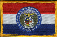 Missouri Flag Patch - Rectangle