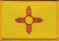 New Mexico Flag Patch - Rectangle