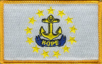 Rhode Island Flag Patch - Rectangle